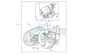 Nevada Classic IE 750 drawing Fuel pump