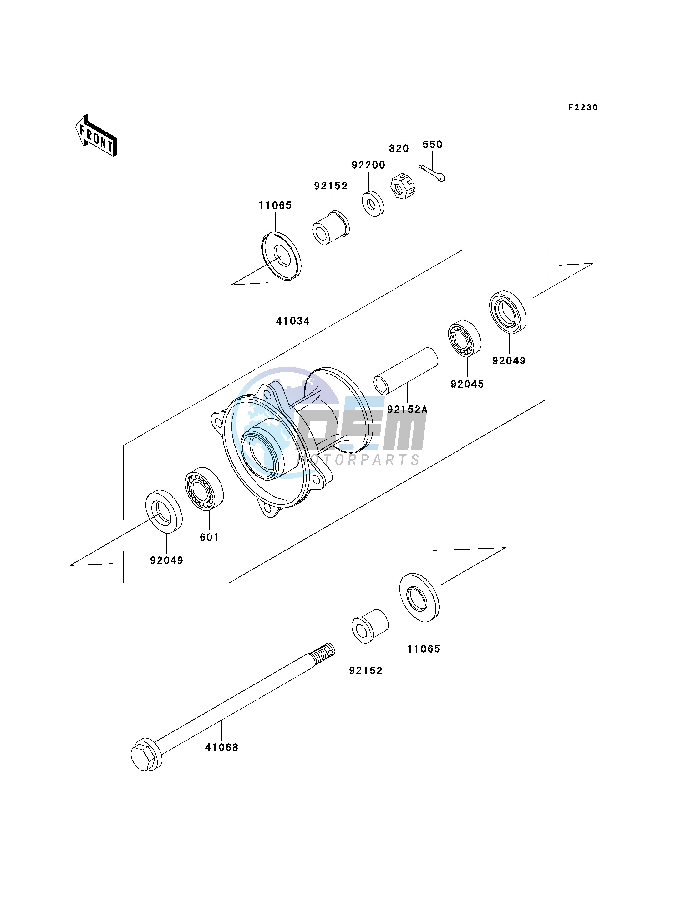 FRONT HUB