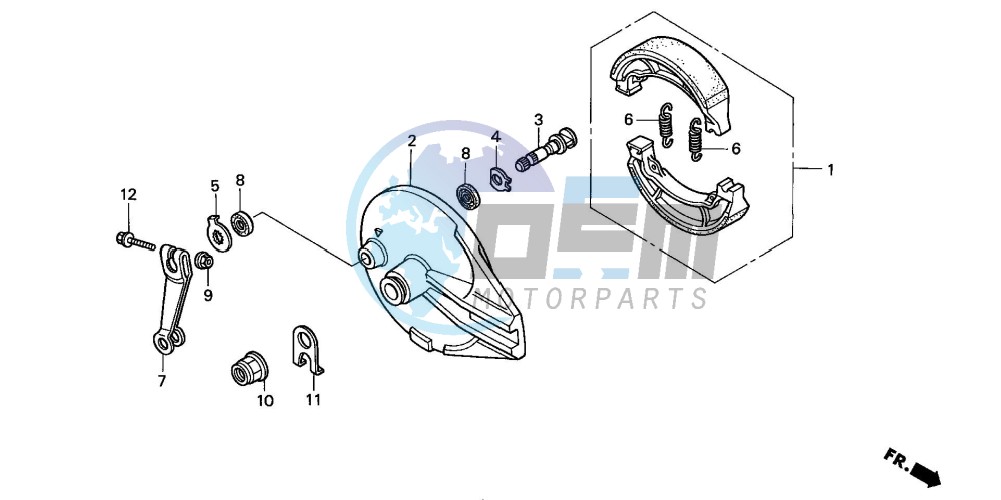 REAR BRAKE PANEL