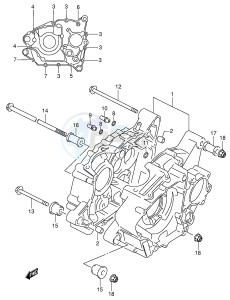 LT-F160 (P28) drawing CRANKCASE