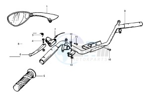 ET4 50 drawing Rear brake control