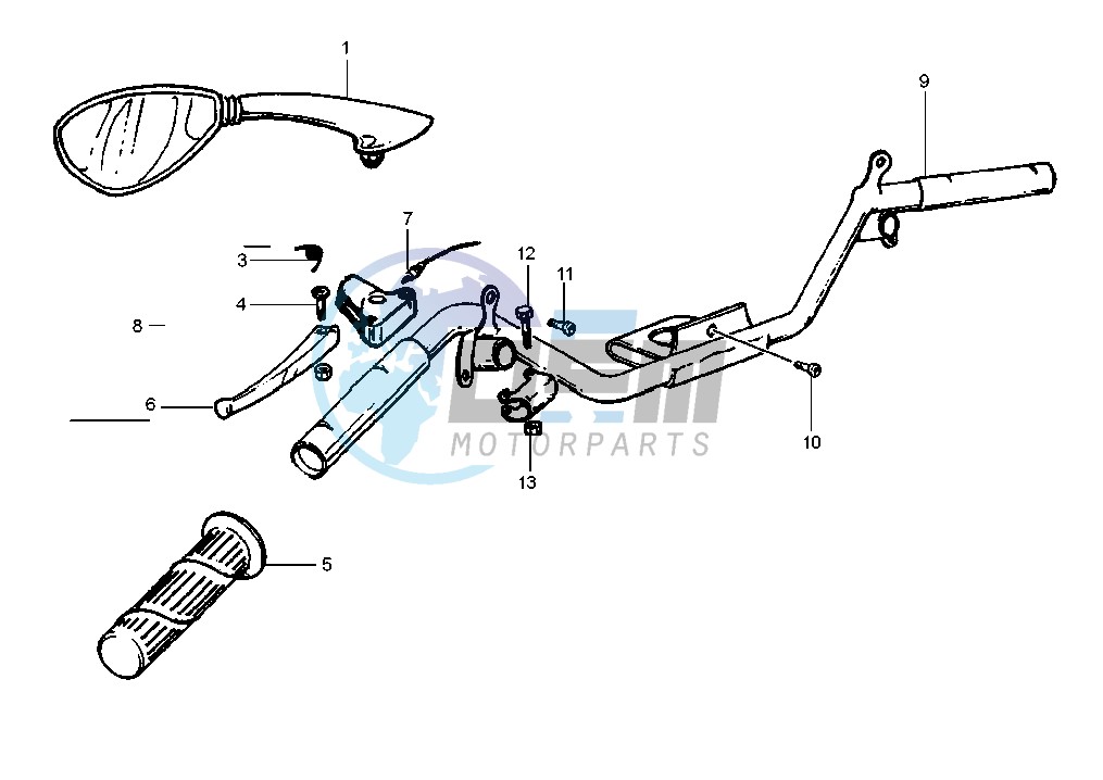 Rear brake control