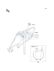 KX 250 R (R6F-R7F) R7F drawing ACCESSORY