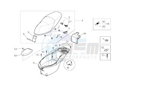 VARIANT SPORT - 125 CC VTHSG000 4T E3 drawing SEAT