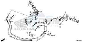 NSS125DF Forza 125 - NSS125D Europe Direct - (ED) drawing SWITCH/ CABLE