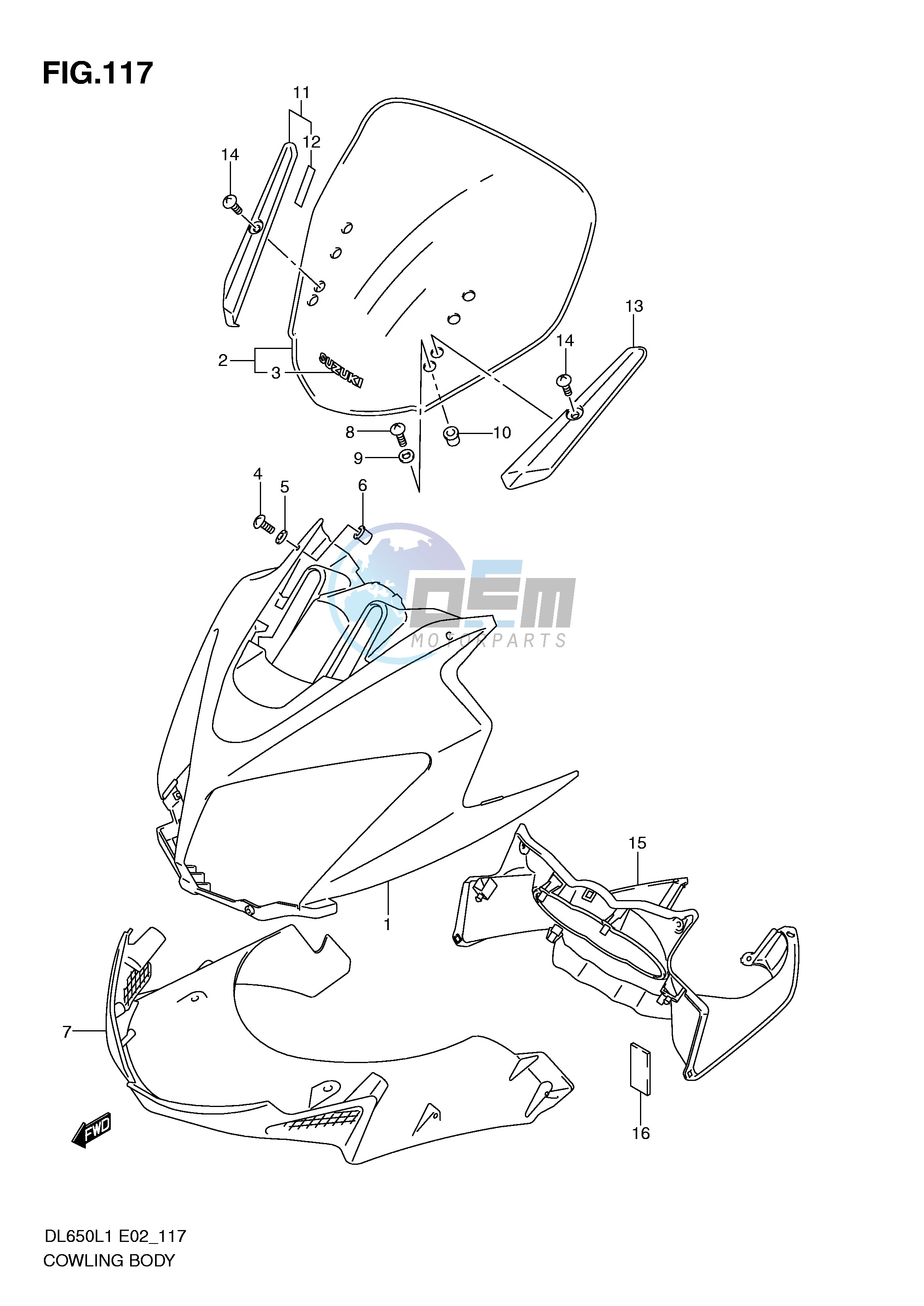 COWLING BODY