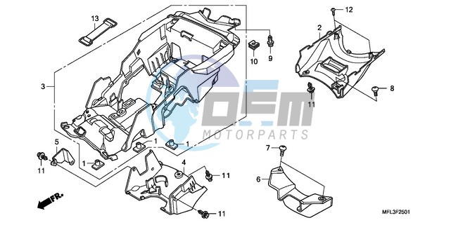 REAR FENDER (CBR1000RA)