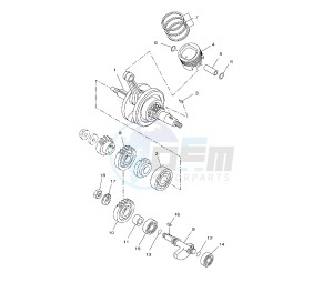 WR R 125 drawing CRANKSHAFT