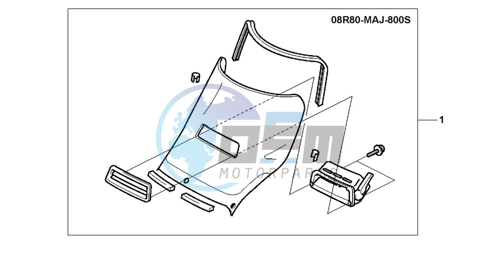 WIND SHIELD KIT