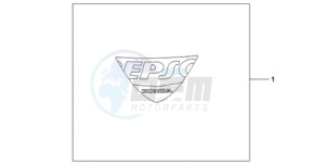 CBR1000RR9 Korea - (KO / MME) drawing EPSO STICKER FIREBLADE WS