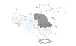 Scarabeo 50 Di-Tech drawing Fuel supply