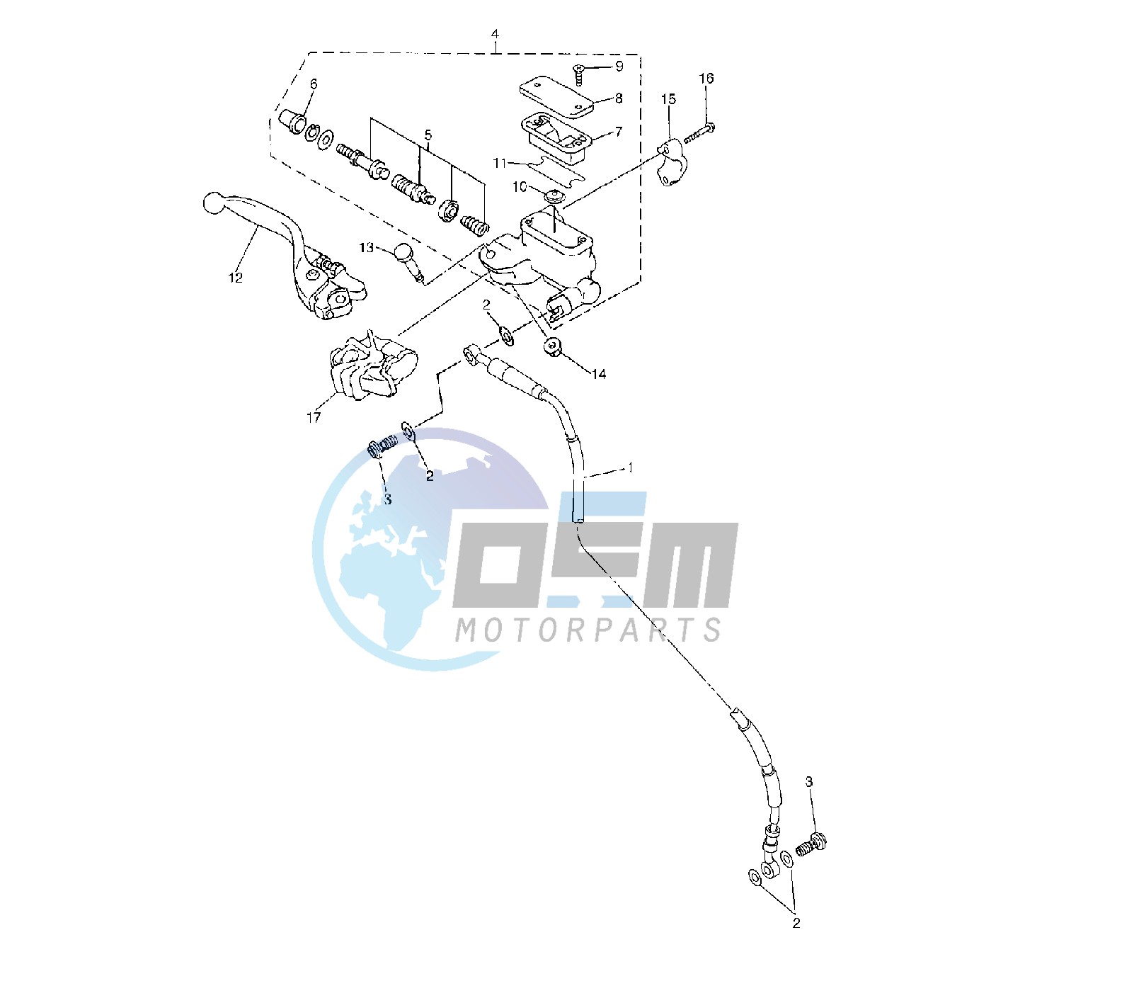 FRONT MASTER CYLINDER