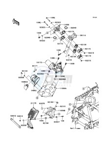 KVF750_4X4_EPS KVF750HDF EU drawing Steering Shaft