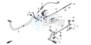 CA125 REBEL drawing PEDAL