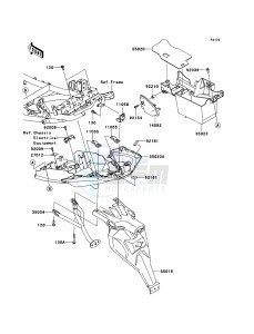 VERSYS KLE650CBF GB XX (EU ME A(FRICA) drawing Rear Fender(s)