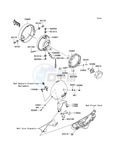 VN900_CUSTOM VN900C9FA GB XX (EU ME A(FRICA) drawing Headlight(s)(WV)