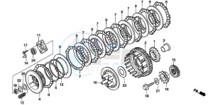 NT700VA drawing CLUTCH