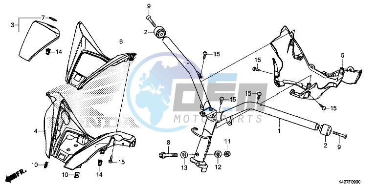 STEERING HANDLE/ HANDLE COVER