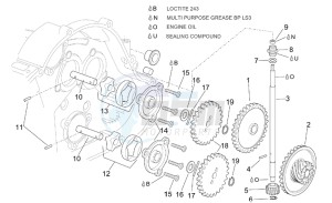 Pegaso 650 ie drawing Oil pump