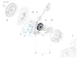 LIBERTY 125 4T IGET CORPORATE E4 (EMEA) drawing Flywheel magneto