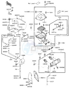 ZG 1200 A [VOYAGER XII] (A1) [VOYAGER XII] drawing AIR CLEANER