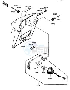 KLT 200 C [KLT200] (C2) | DIFFIRENTIAL AXLE [KLT200] drawing HEADLIGHT -- 84 KLT200-C2- -