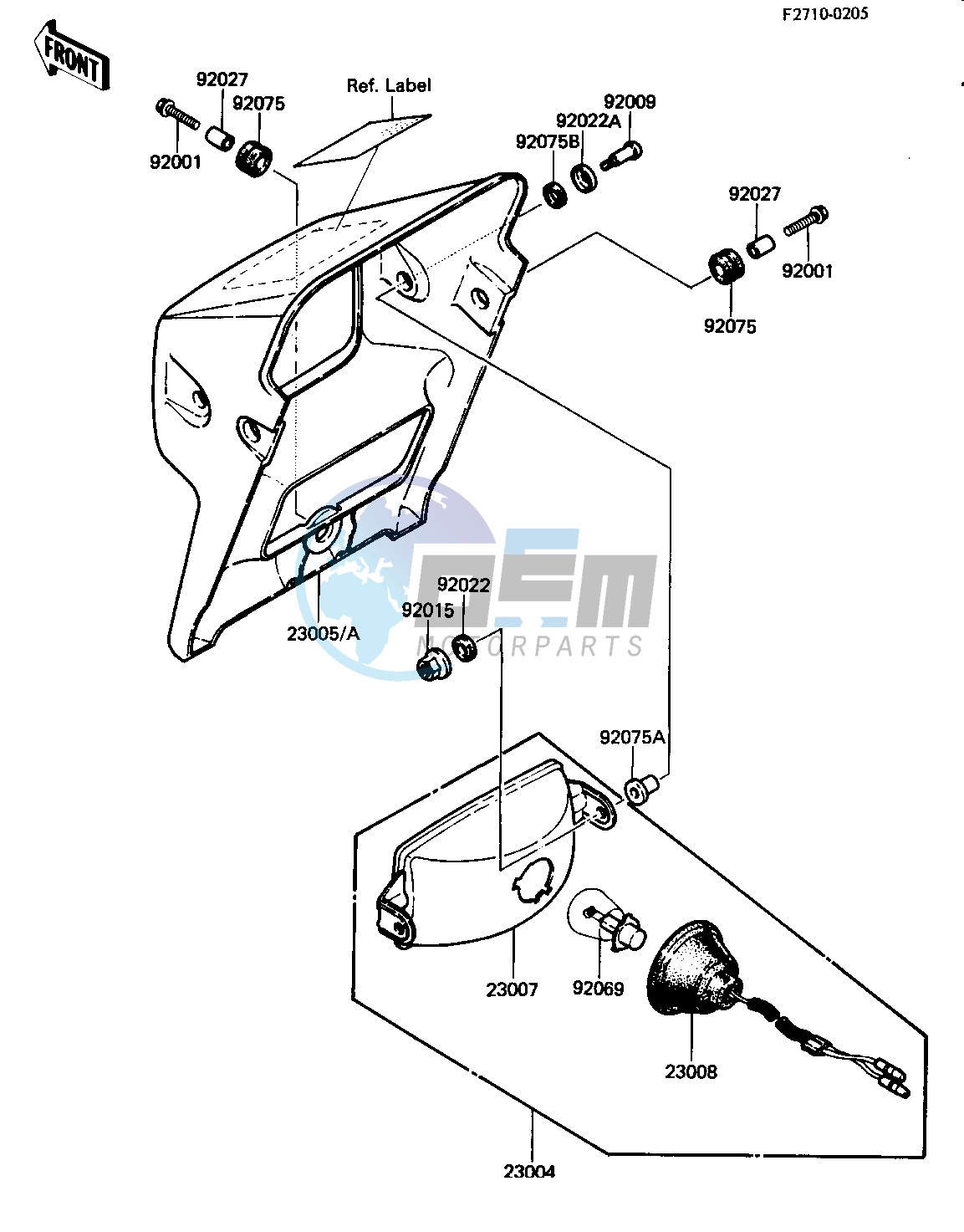 HEADLIGHT -- 84 KLT200-C2- -