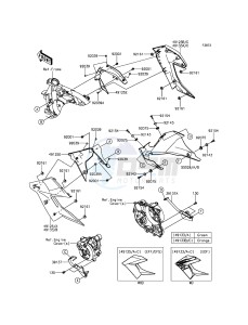 Z250SL BR250EFS XX (EU ME A(FRICA) drawing Cowling Lowers