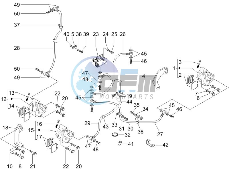 Brakes hose  - Calipers