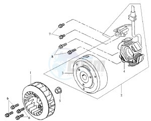 DD50 25KMH drawing MAGNETO / FLYWHEEL