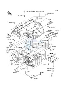 Z750S ZR750-K1H FR GB XX (EU ME A(FRICA) drawing Crankcase