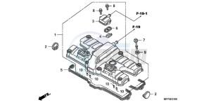 CB13009 Europe Direct - (ED / MME TWO) drawing CYLINDER HEAD COVER