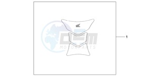 CBR1000RR9 UK - (E / MK) drawing TANK PAD