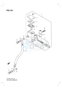 UH125Z BURGMAN EU drawing REAR MASTER CYLINDER