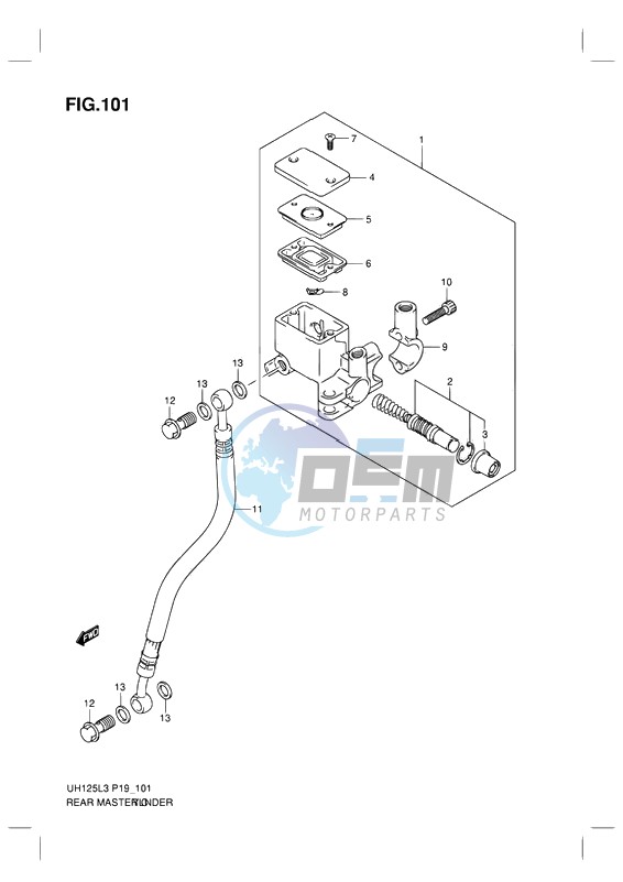 REAR MASTER CYLINDER