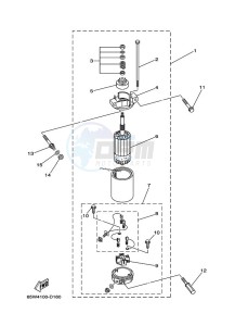 F25AES drawing STARTER-MOTOR