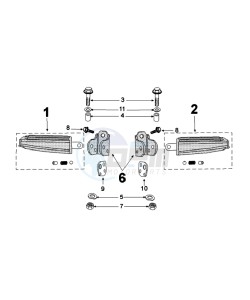 KISBEE 4T OY D drawing FOOTREST