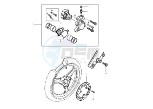 YH WHY EURO1 50 drawing FRONT BRAKE CALIPER