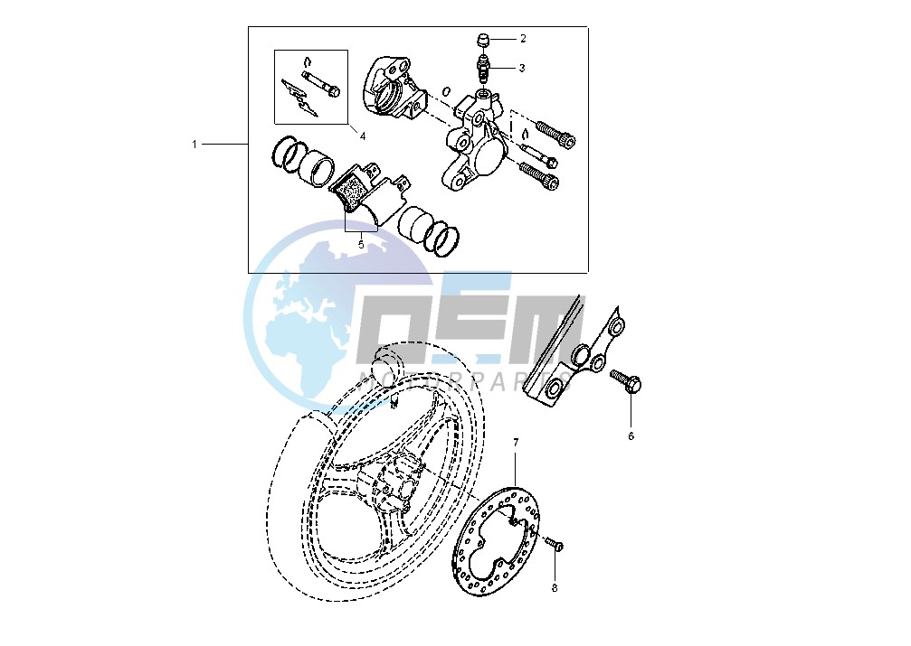 FRONT BRAKE CALIPER