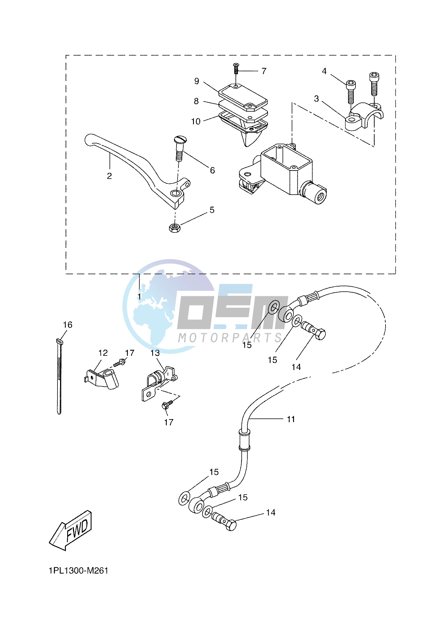 FRONT MASTER CYLINDER