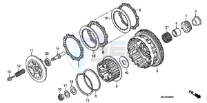 CBR600RAA BR / ABS - (BR / ABS) drawing CLUTCH