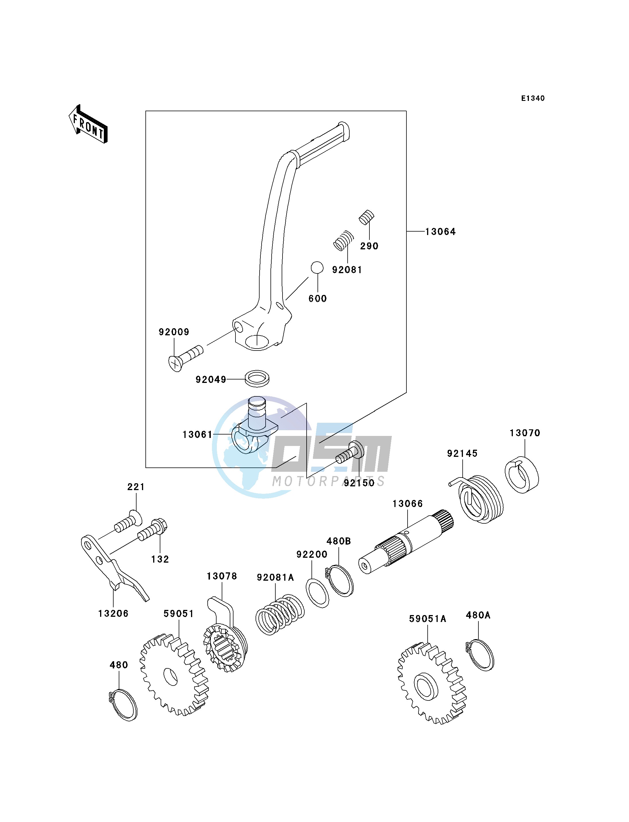 KICKSTARTER MECHANISM