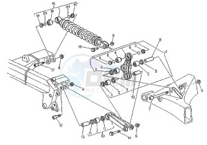 MITO EVOL.125 drawing SHOCK ABSORBER