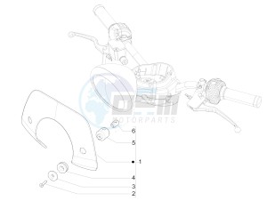 LXV 150 4T 3V E3 (APAC) (CN, RI, VT) drawing Windshield - Glass