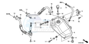 TRX700XX9 Australia - (U) drawing OIL TANK