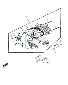 H1 C [MACH III] 500 [MACH III] drawing TAILLIGHT -- H1_A- -