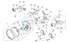 Griso V IE 850 drawing Headlight/Horn