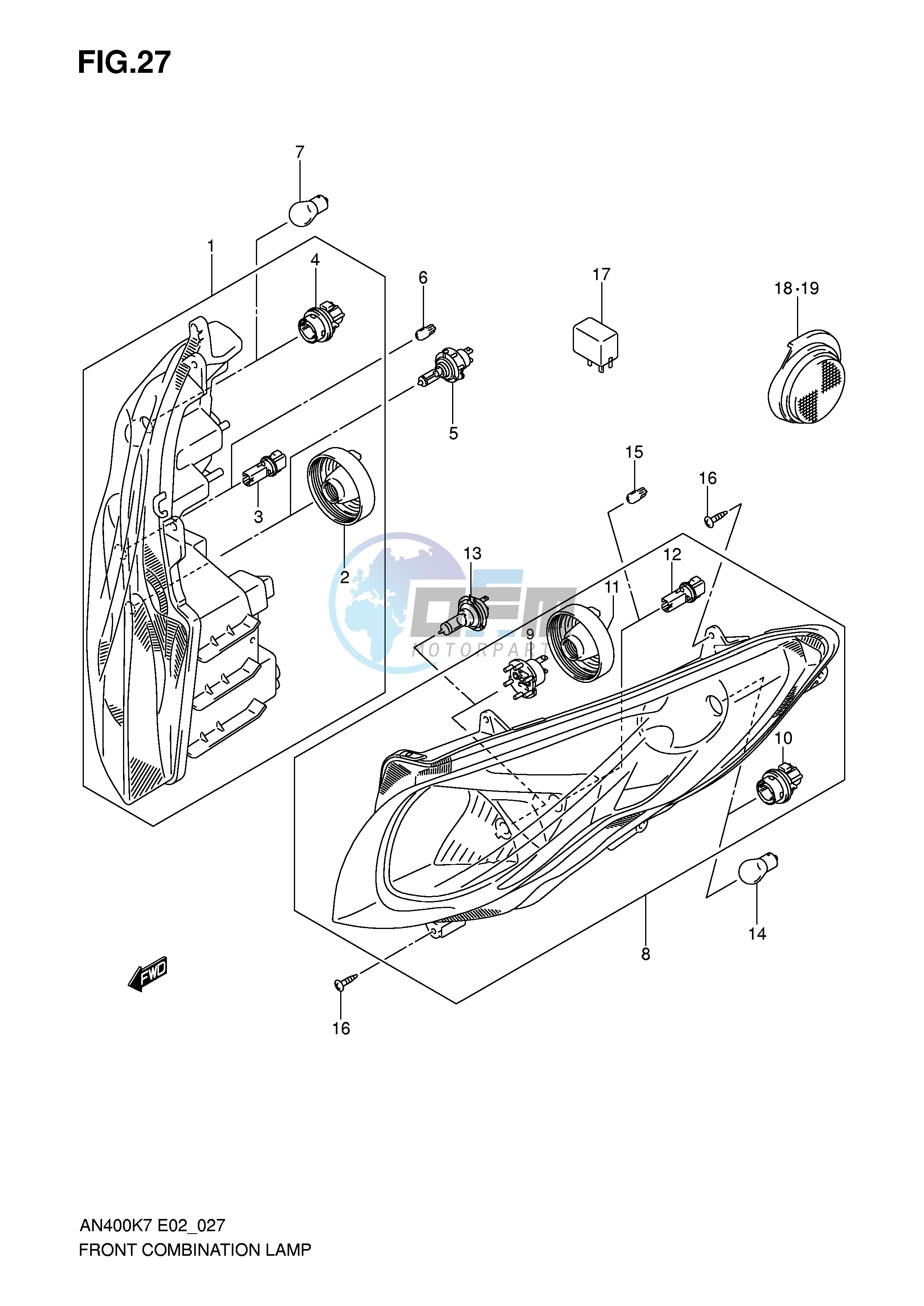 FRONT COMBINATION LAMP