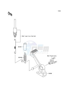 Z1000 ZR1000B9F FR GB XX (EU ME A(FRICA) drawing Brake Pedal