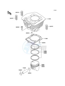 KLF300 KLF300B6F EU GB drawing Cylinder/Piston(s)